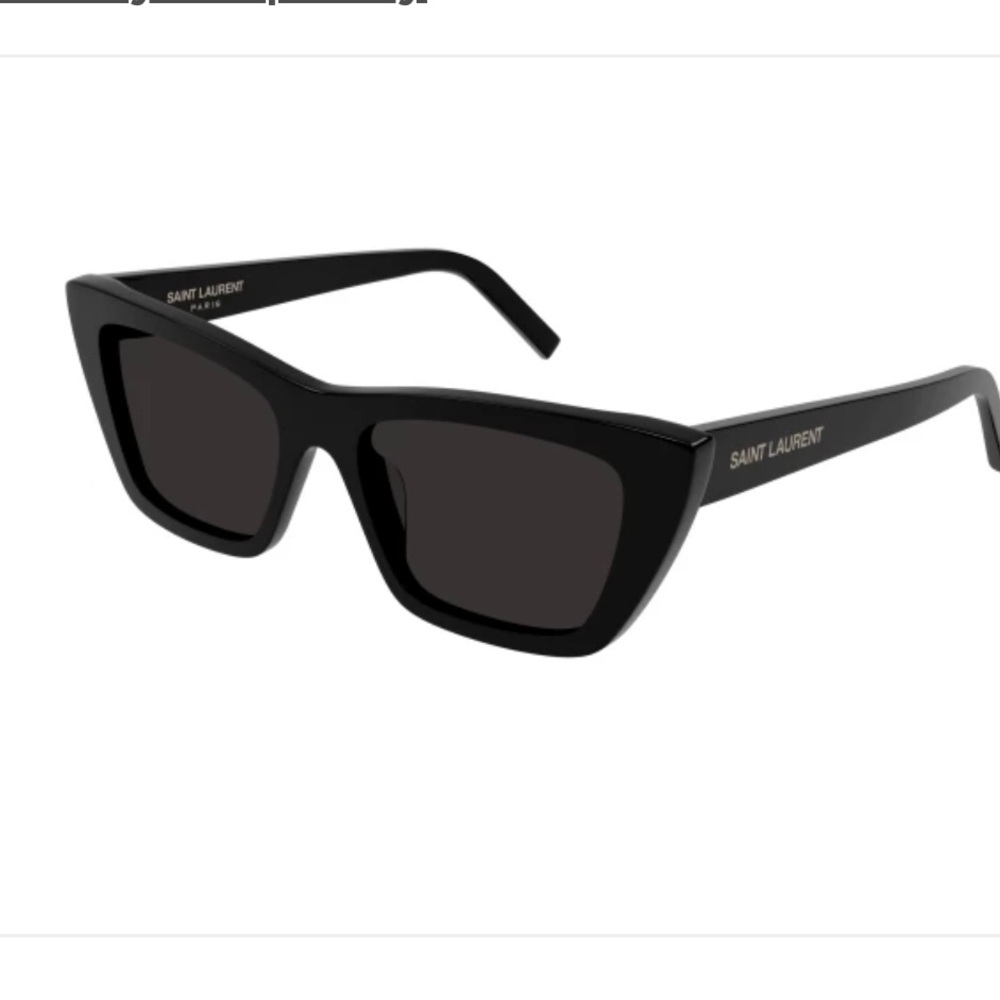 Saint Laurent / YSL Mica Sleek Black cat eye Sunglasses